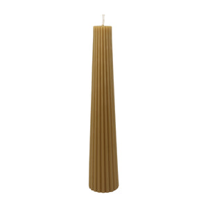 Fluted Taper Pillar Candle