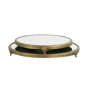 Mirrored Brass Tray