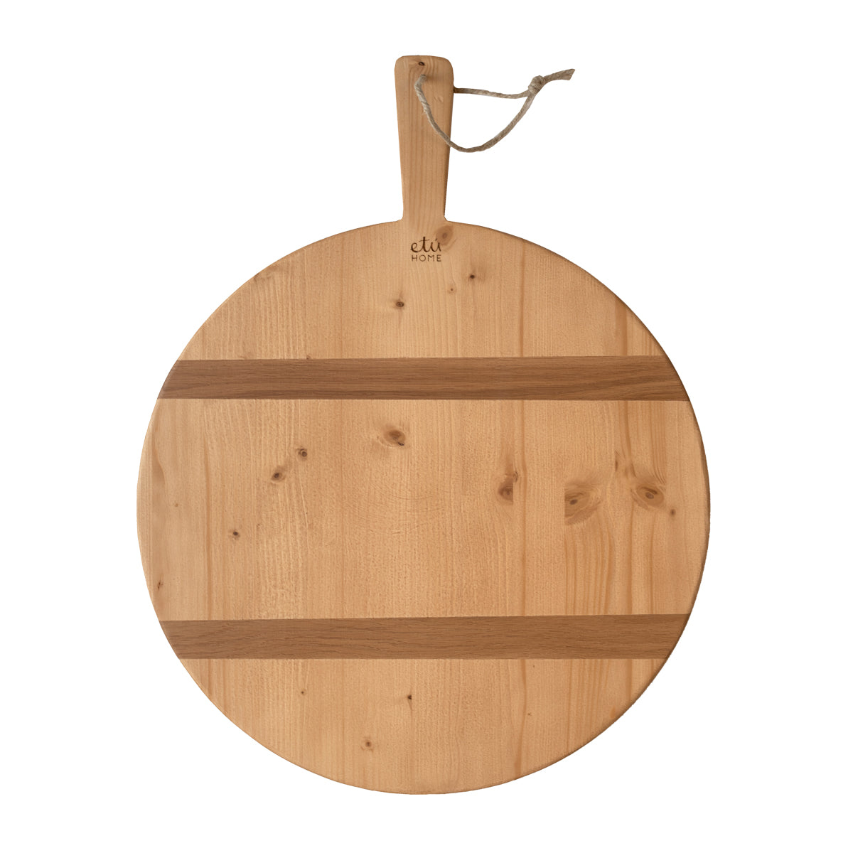 Round Serving Board with handle