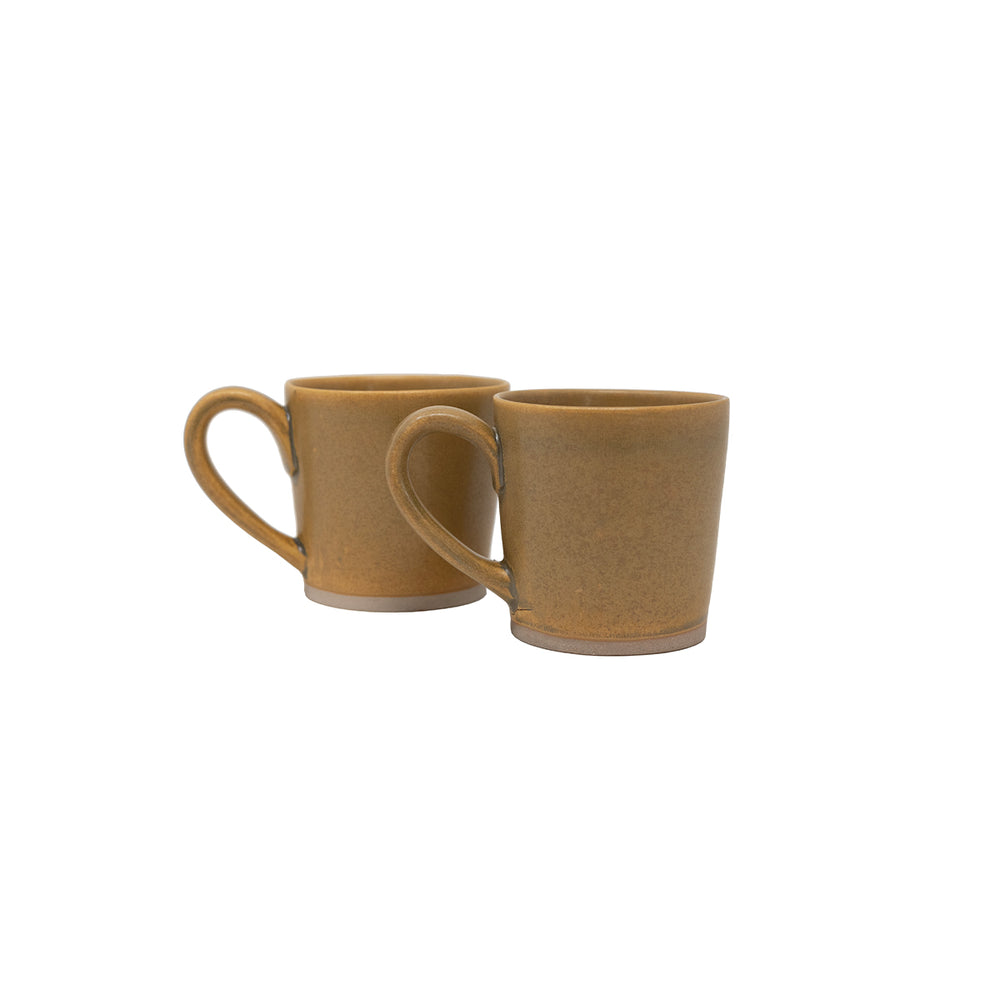 
                
                    Load image into Gallery viewer, Handmade Ochre Mug Set
                
            