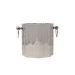 Silver Scalloped Ice Bucket