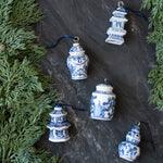 Blue Ginger Jar Ornaments