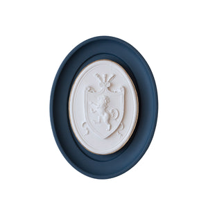 Lion Crest French Blue Intaglio