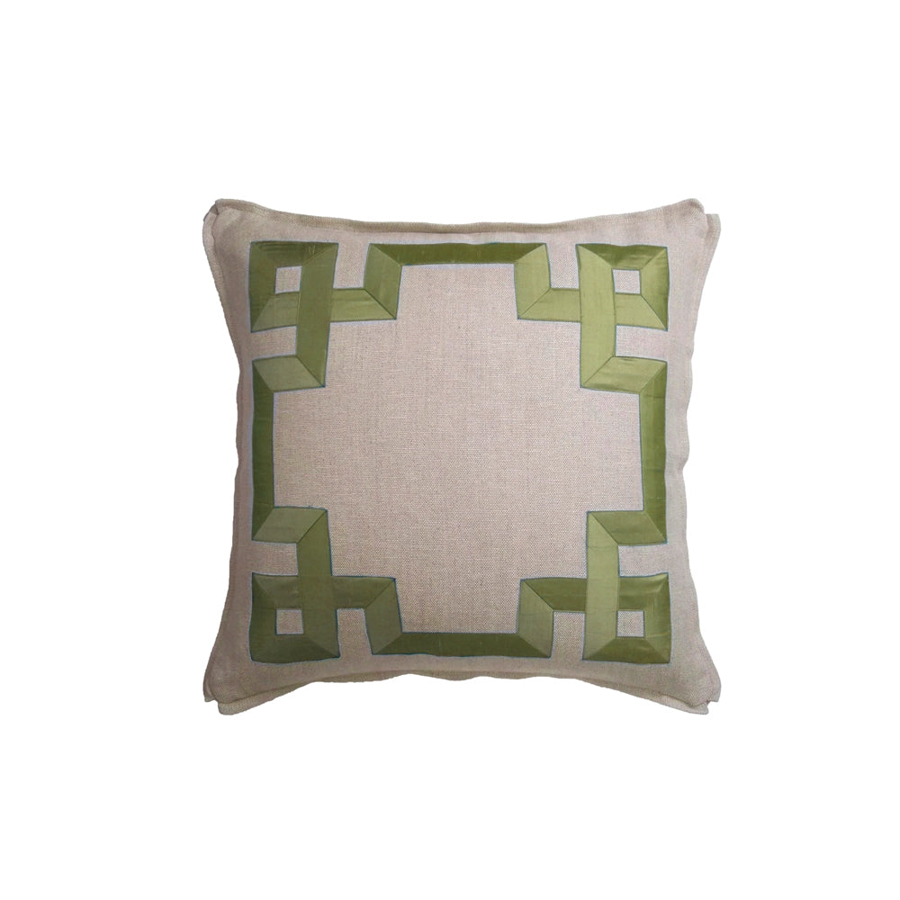 Custom Fretwork Pillow