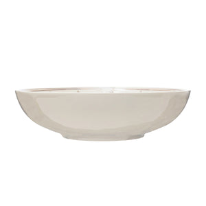 
                
                    Load image into Gallery viewer, Sienna Hand Painted Serving Bowl
                
            