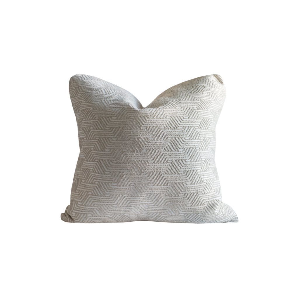 Oyster Geometric Pillow