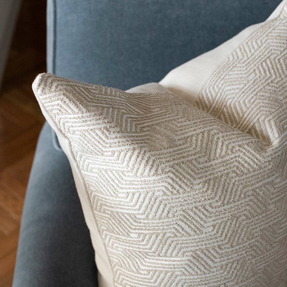 Oyster Geometric Pillow