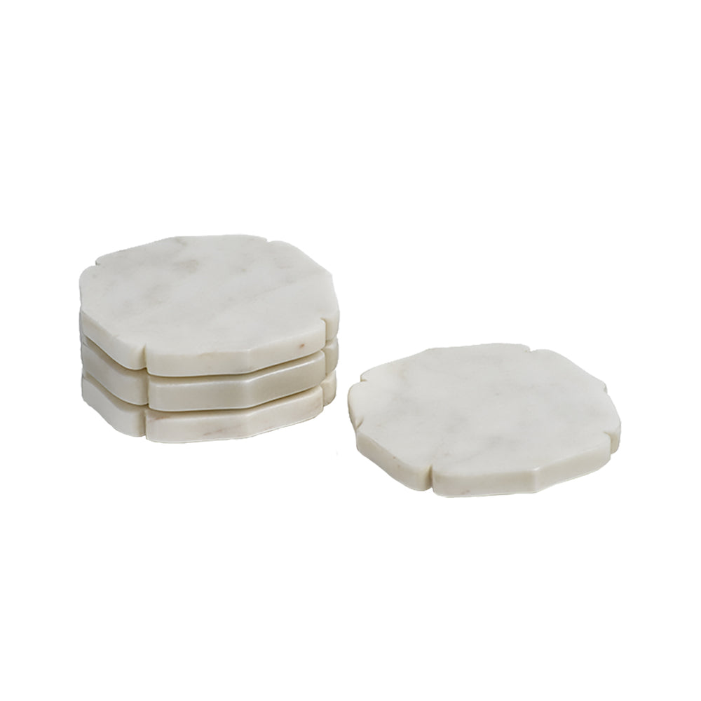 Scallop Marble Coasters