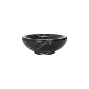 Marble and Glass Bowl, Black